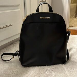 Black Michael Kors backpack purse
